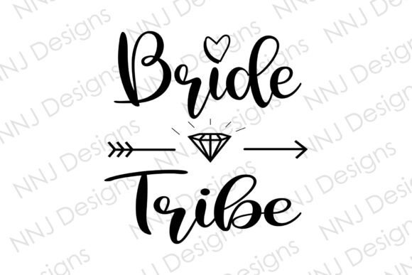 Celebrate Your Squad with a Bride Tribe SVG for Wedding