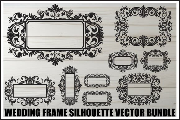 Ornate Frames for Wedding Stationery & Crafts