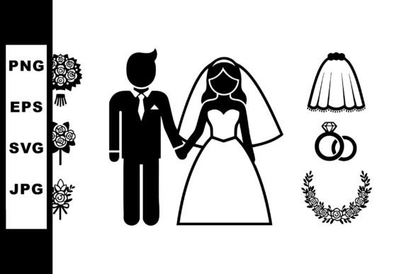The Elegance of a Wedding Couple Holding Hands with Rings