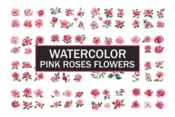 Watercolor Wedding Roses Flowers: A Designer's Go-To Resource