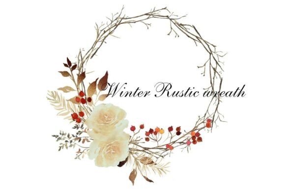 Watercolor Winter Rustic Wedding Wreath: A Designer's Guide