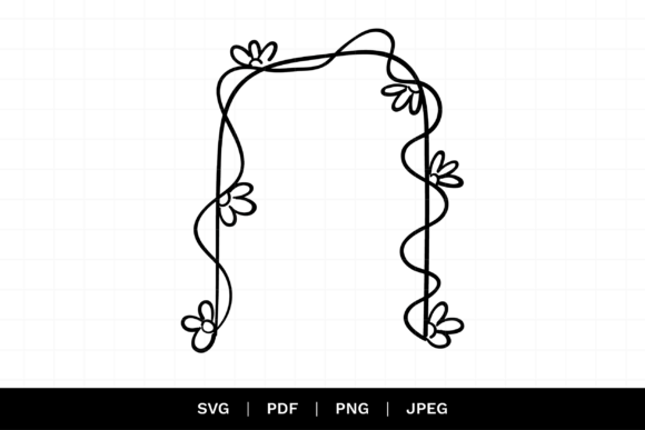 Whimsical Wedding Archway SVG: Your Go-To Design Asset